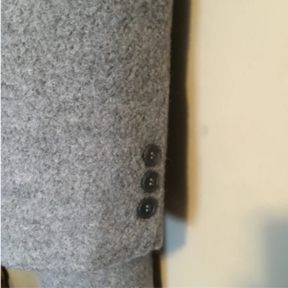 Petite Wool Blend Relaxed Fit Coat - size XXL / 18 - Picture 6 of 11